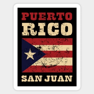 Flag of Puerto Rico Sticker